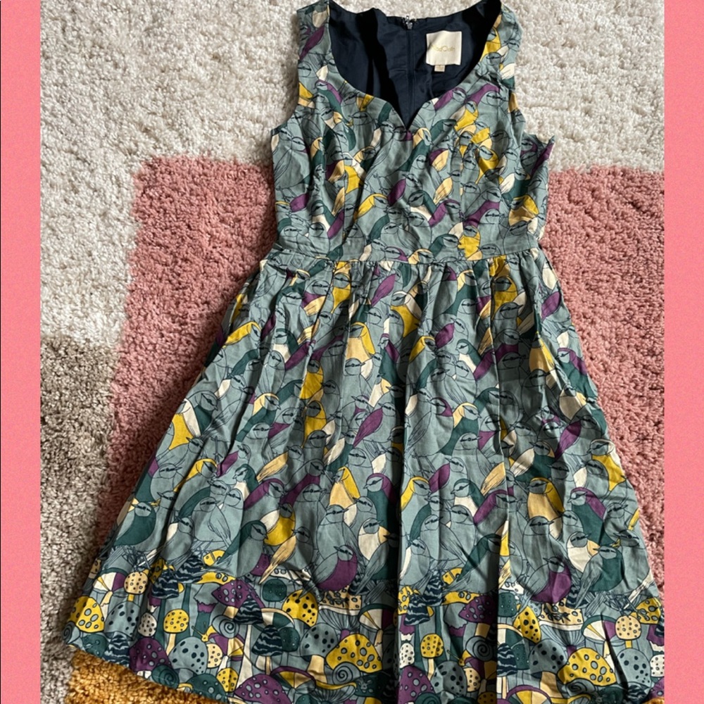 ModCloth Bird Dress Size S